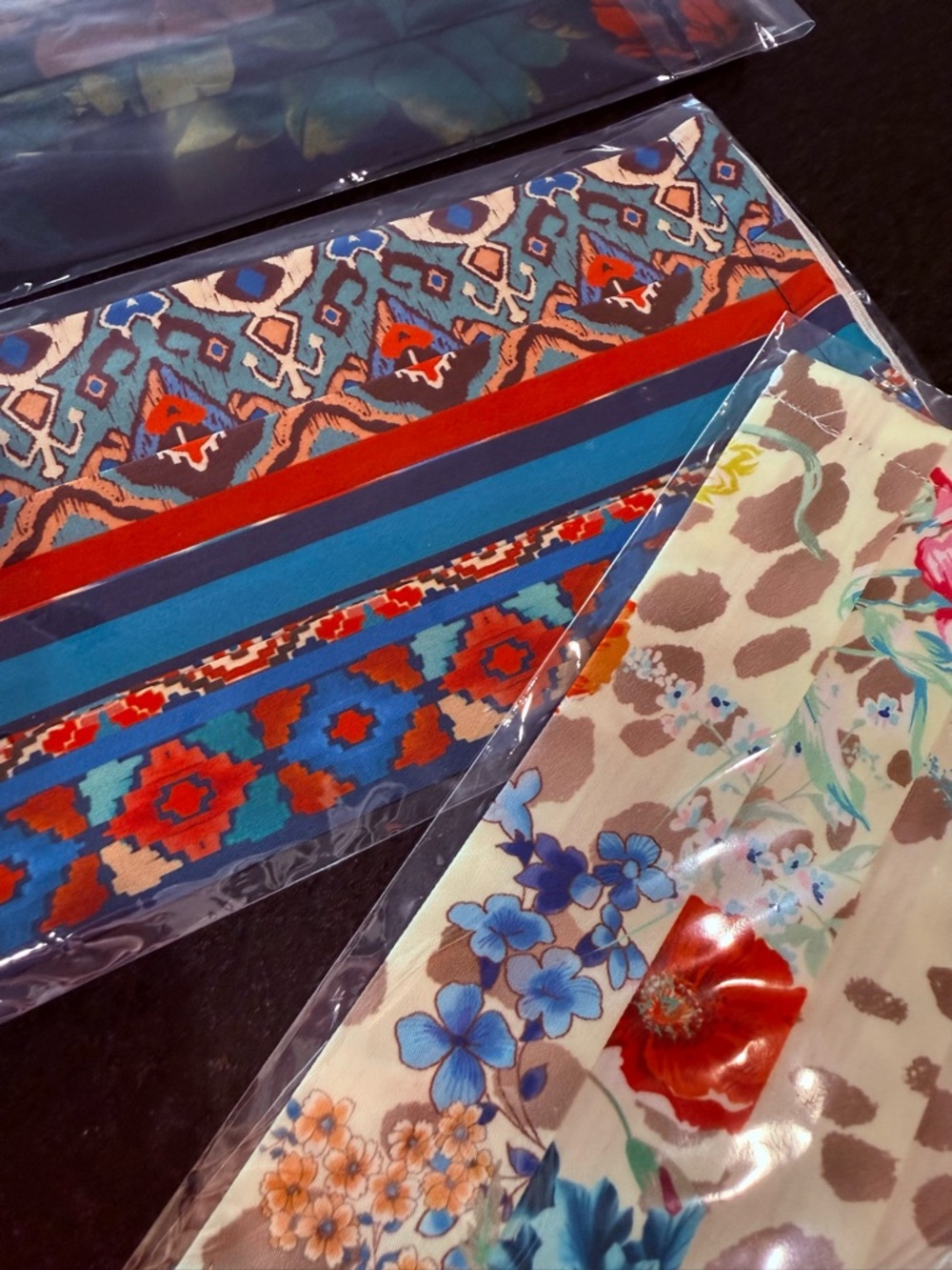 Johnny Was Floral & Patterned Face Mask Set - Multicolor - Picture 2 of 4